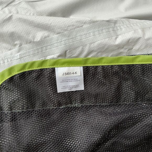 Marmot Mens PreCip Eco Rain Jacket sz XL Army Green Hooded Ripstop Nylon Hiking - Picture 13 of 16